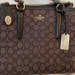 Coach leather bag